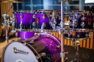 Premier Genista Purple Fade Sparkle Shellpack 10,12,13,16,22 + 14 skarptromme #474
