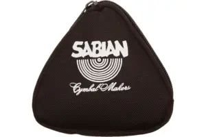 Sabian 4″ Black zippered triangle bag