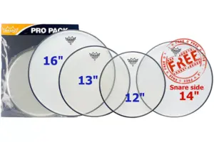 Remo Ambassador Clear ProPack (12,13,16+14 coated)