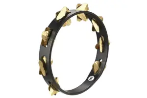 Meinl Studio Tamburin med 1 rad trekantede messingjingler