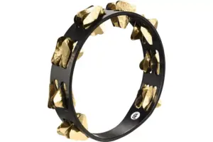 Meinl Studio Tamburin 10" - 2 rader messingjingler