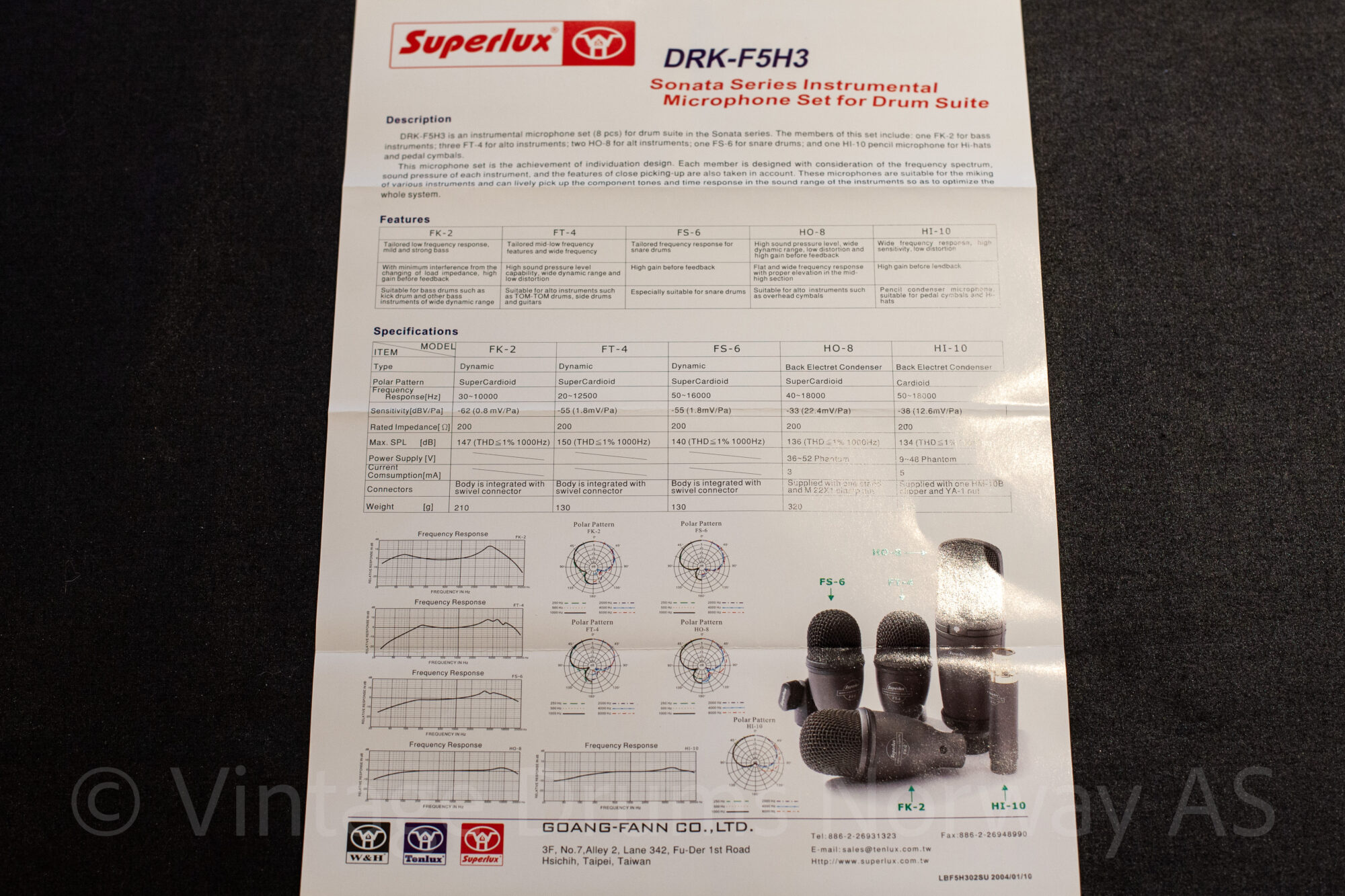 Superlux FT4 Tom / Floor Tom Microphone - Bilde 6