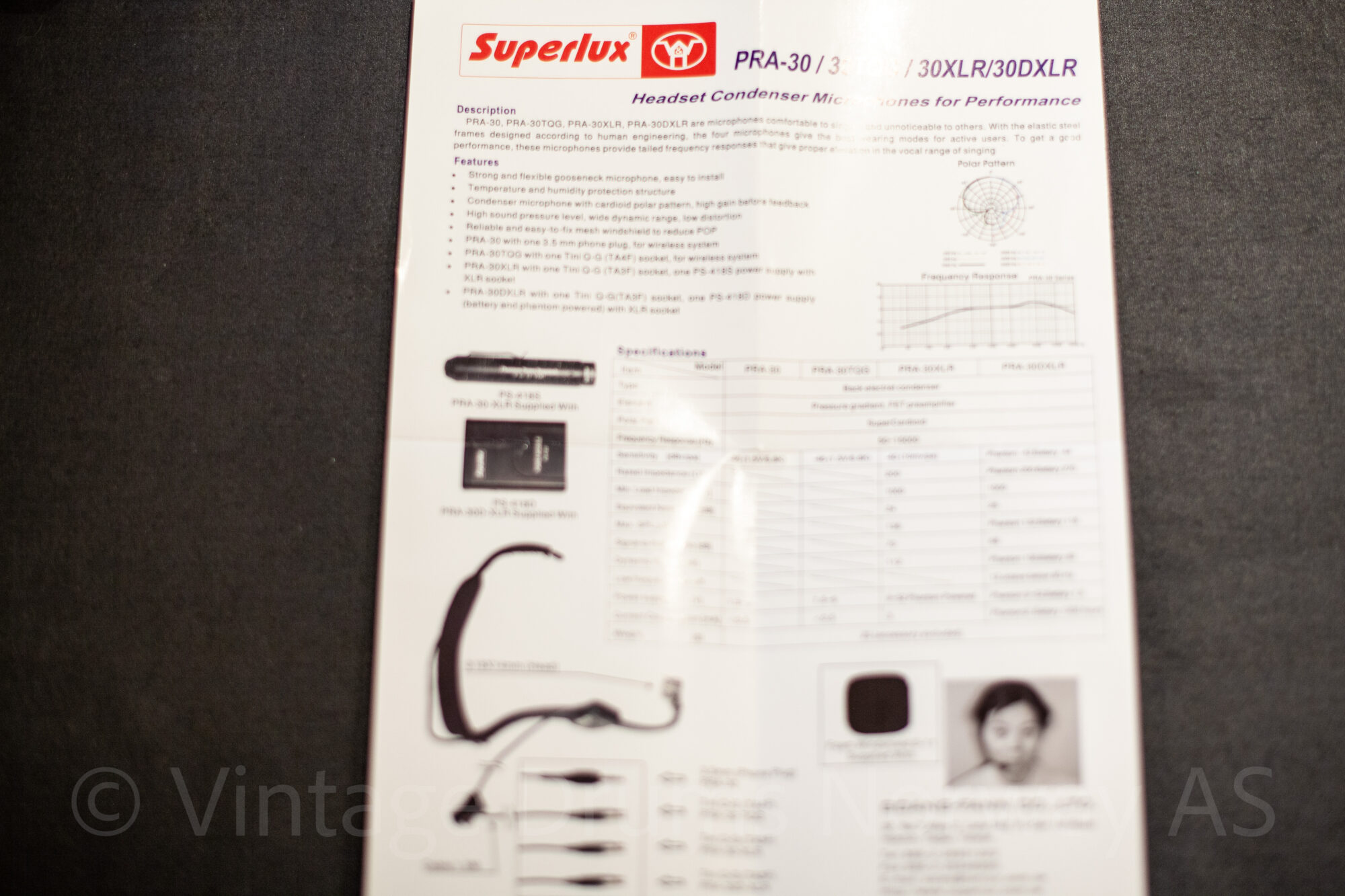 Superlux PRA30 Condenser Microphone med hodebøyle - Bilde 7