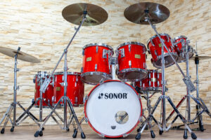 Sonor Signature Signal Red Laquer / African Bubinga #816