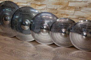 Low Volume Cymbal-sett 14 hihat, 16 crash, 18 crash 20 ride