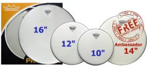 Remo Emperor Coated ProPack 10,12,16 Emp. coat +14 Amb. coated