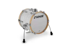 Sonor AQ2 1413 BD WM #WHP Bass Drum 14" x 13" (with Mount), Maple, White Pearl