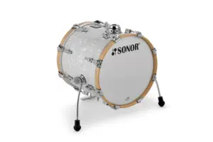 Sonor AQ2 1615 BD WM #WHP Bass Drum 16" x 15" (with Mount), Maple, White Pearl