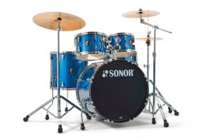 Sonor AQX Stage 10,12,16,22 + 14SD Blue Ocean Sparkle