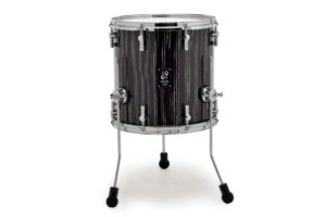 Sonor ProLite Floor Tom 18" x 16", Maple, Ebony White Stripes
