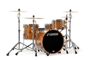 Sonor ProLite 12,14,20 Maple,  Chocolate Burl (NM)