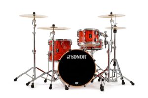 Sonor ProLite 12,14,20 Maple, Fiery Red (NM)