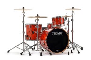 Sonor ProLite 12,16,22 Maple, Fiery Red (NM)
