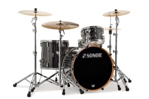 Sonor ProLite 12,16,22 Maple, Ebony White Stripes (WM)