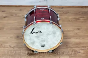 Sonor Vintage Series Bass Drum 20" x 14" (no Mount), Beech, Vintage Red Oyster