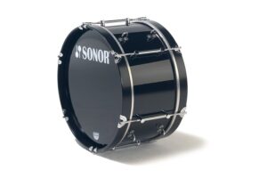 Sonor MB 2614 B CB Marching Bass Drum, 26"x14", Birch, Black, Black Heads