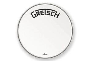 Gretsch Bassdrum head Ambassador white coated 18"